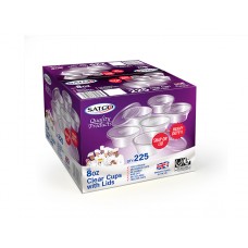 Round Plastic Containers (2oz) 1x200pcs